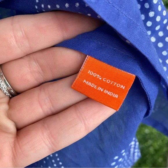 O Oliphant French Blue Pintuck Top